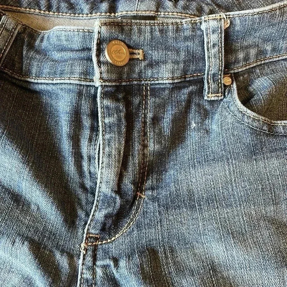 White House Black Market Blanc Bootcut Low Rise Women’s 6S Denim Jeans - Picture 10 of 10